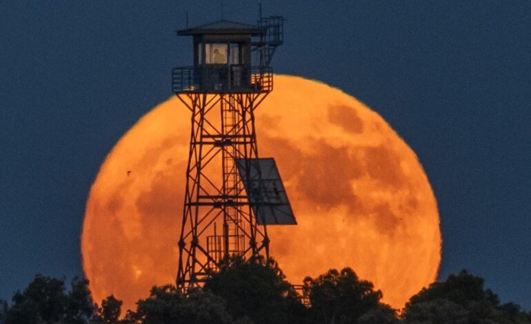 Wschód pełni „Truskawkowego Księżyca” jest wydarzeniem zdarzającym się raz na 18 lat
