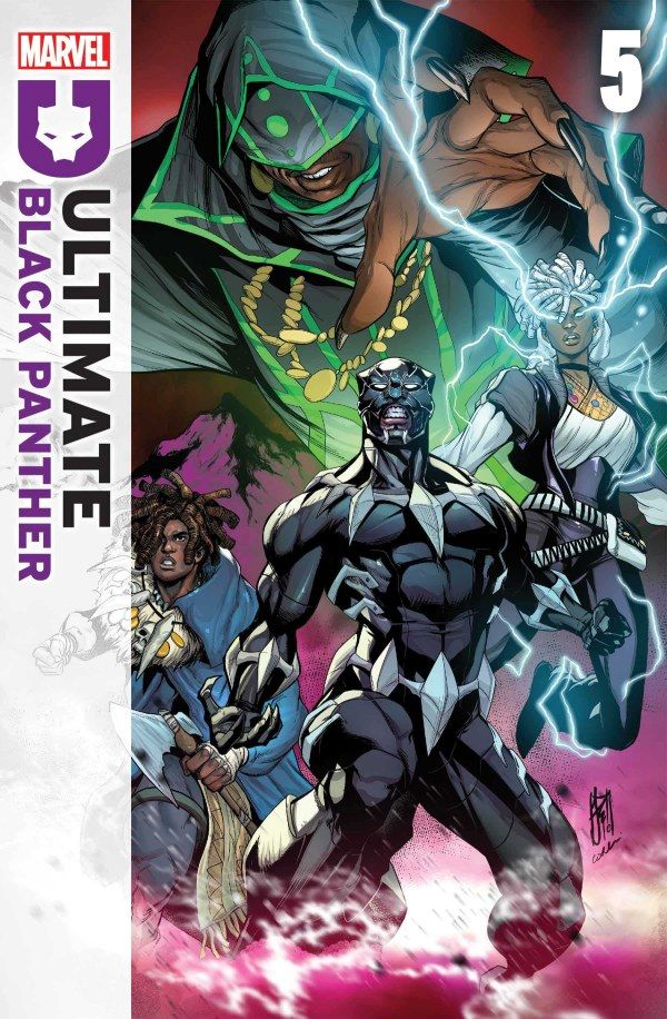 Okładka Ultimate Black Panther #5.
