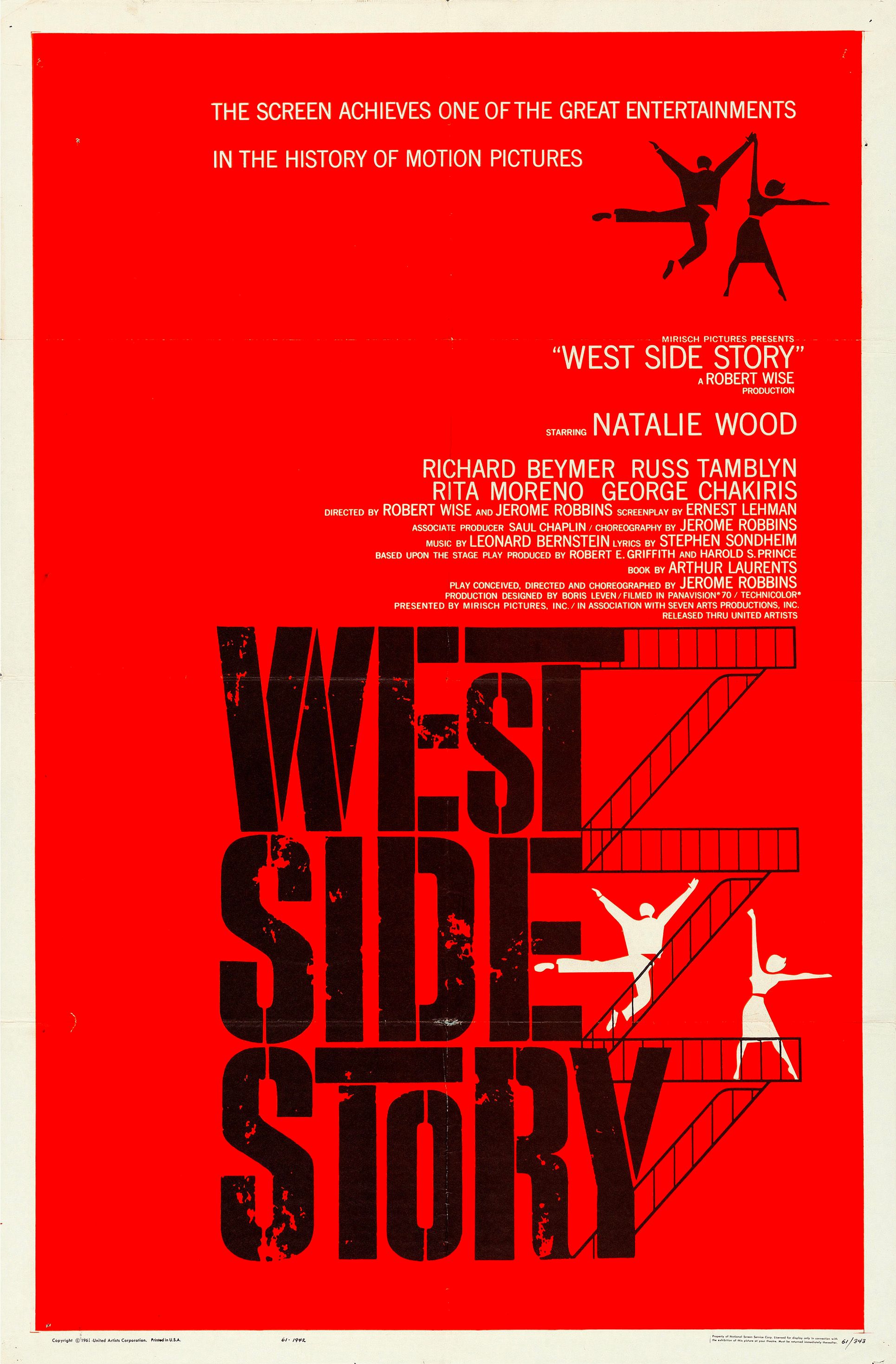 Plakat filmu West Side Story