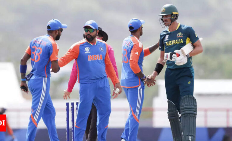Puchar Świata T20: Rohit Sharma błyszczy, gdy Indie pokonują Australię i wchodzą do półfinału |  Wiadomości krykieta