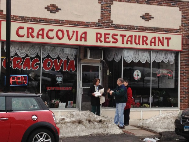 Dawna restauracja Cracovia w Małopolsce, zanim została przeniesiona z Broad Street.  (Don Stacom/The Hartford Courant)
