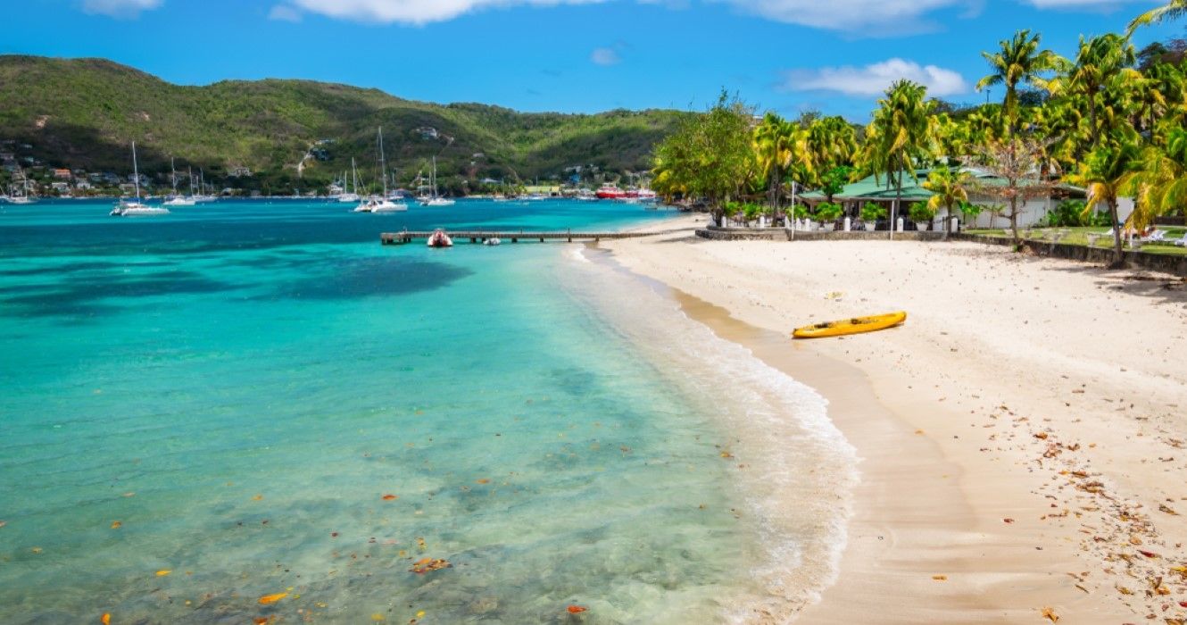 Plaża Bequia, St Vincent i Grenadyny