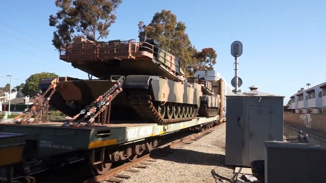 27 australijskich czołgów M1A2 Abrams SEPv3 zauważono w USA w celu dostawy