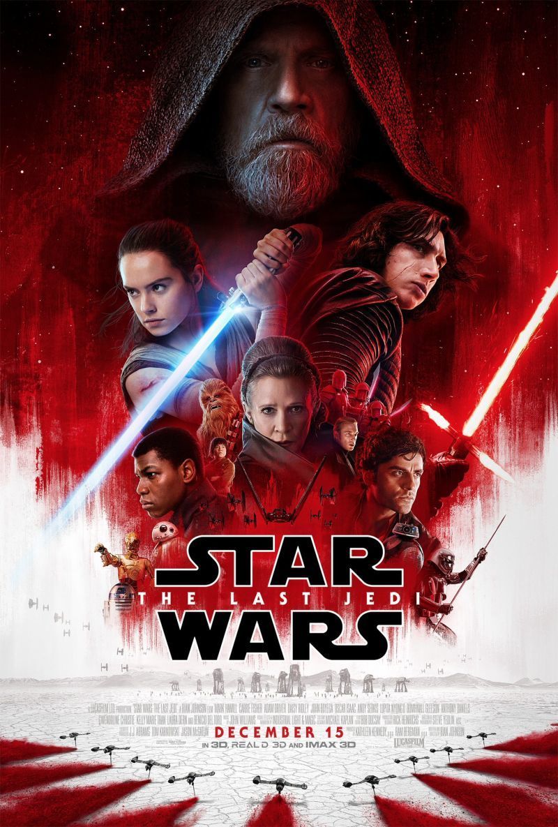 Plakat filmowy Gwiezdne Wojny, część VIII – Ostatni Jedi
