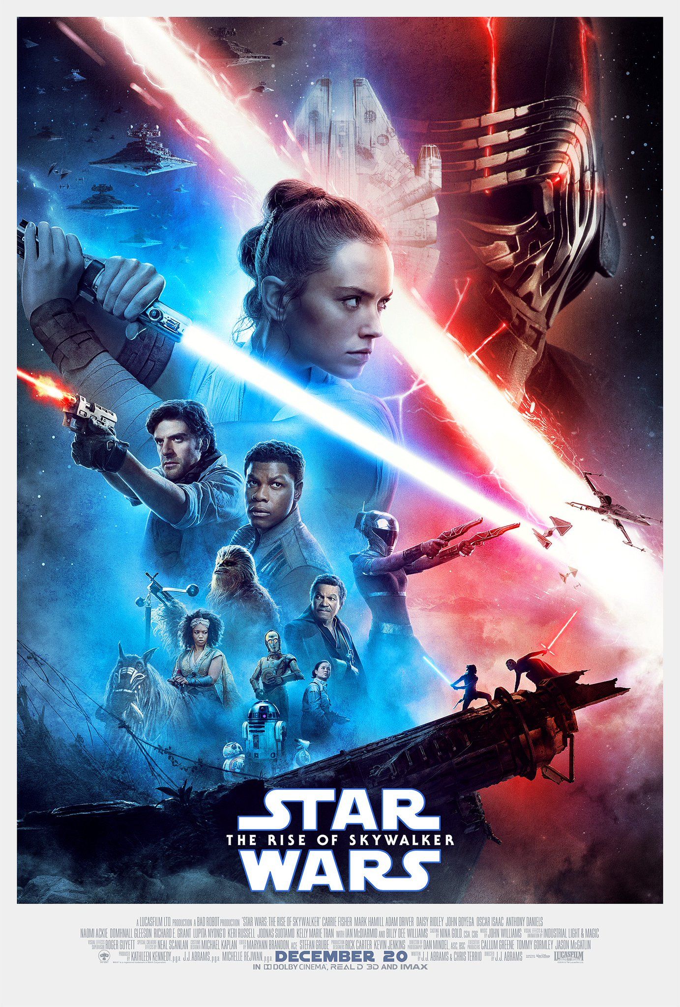 Plakat do odcinka 9 Gwiezdnych Wojen: Skywalker. Odrodzenie