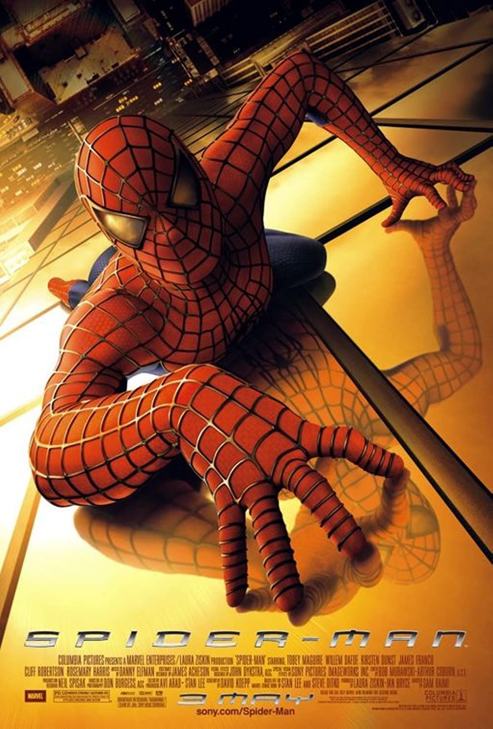 Plakat filmu Spider-Man (2002).