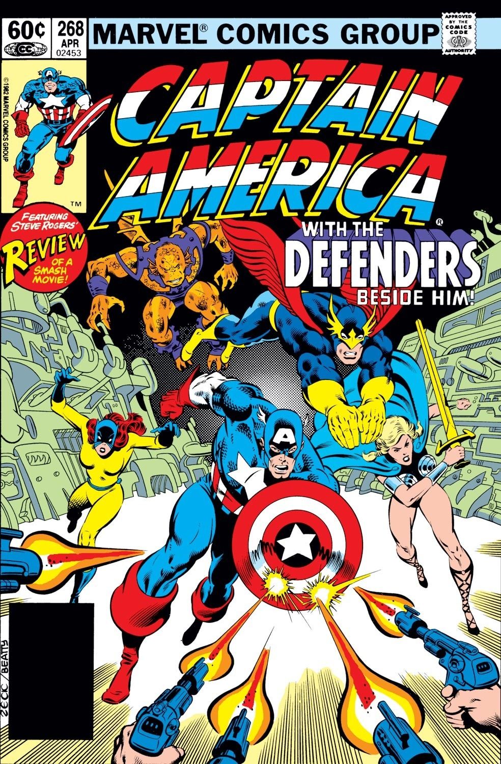 Okładka Captain America #268