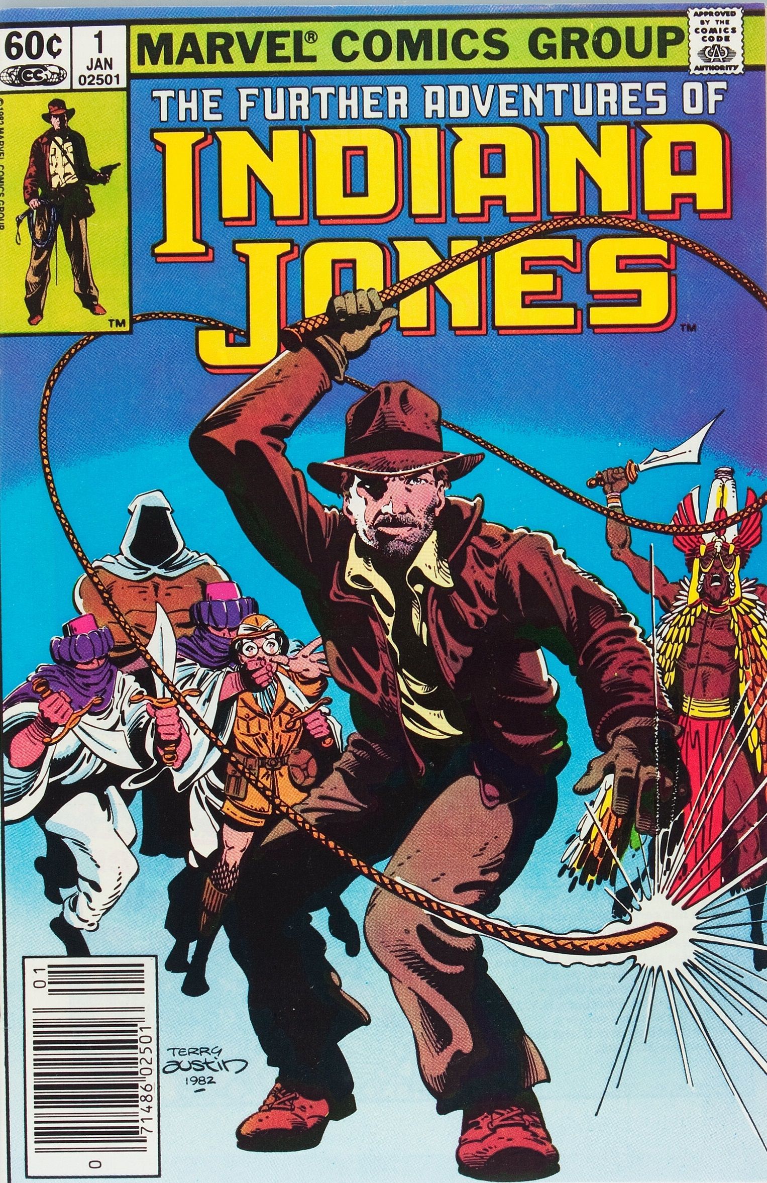 Okładka komiksu Indiana Jones