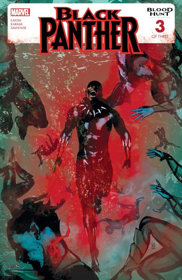 ​​​​​​​Czarna Pantera: Krwawe łowy #3 na okładce.