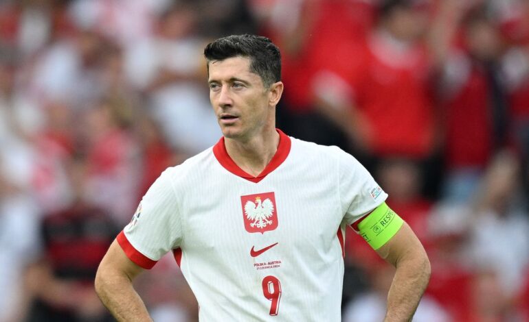 Robert Lewandowski z Barcelony powraca, ale nie może uratować Polski przed porażką z Austrią na Euro 2024