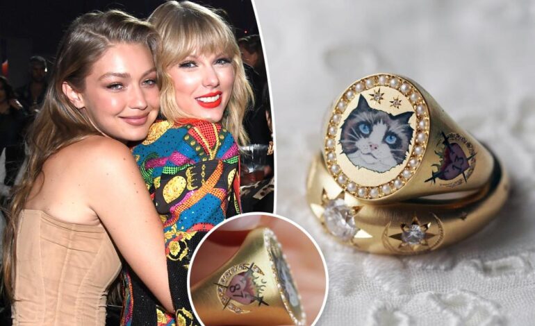 Wszystko o pierścionku, który Gigi Hadid dała Taylor Swift, „aby trzymać swoje ulubione rzeczy blisko siebie”
