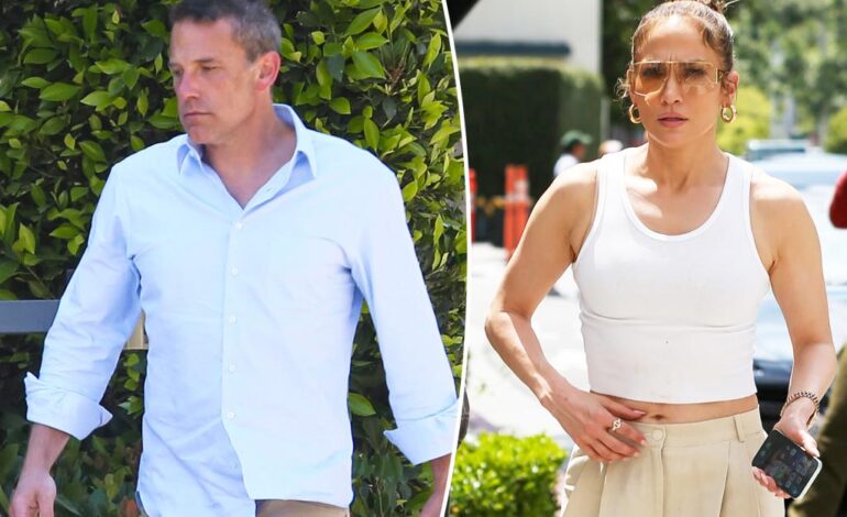 Ben Affleck wyprowadza swoje rzeczy z rezydencji, którą dzielił z Jennifer Lopez, pośród plotek o rozwodzie: raport