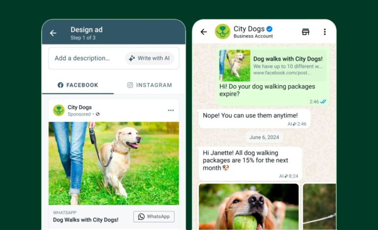 Meta dodaje funkcje oparte na sztucznej inteligencji do aplikacji WhatsApp Business