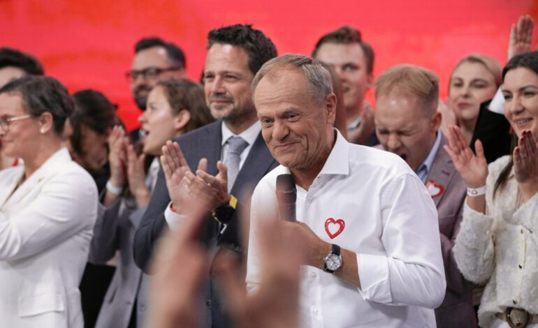 Oficjalne wyniki potwierdzają zwycięstwo KO Tuska w wyborach europejskich w Polsce, zajmując trzecie miejsce wśród skrajnej prawicy