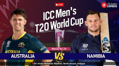 Wyniki na żywo AUS vs NAM, dzisiejszy mecz Pucharu Świata T20: Aktualizacje na żywo Australii vs Namibii na stadionie Sir Vivian Richards w North Sound w Antigui