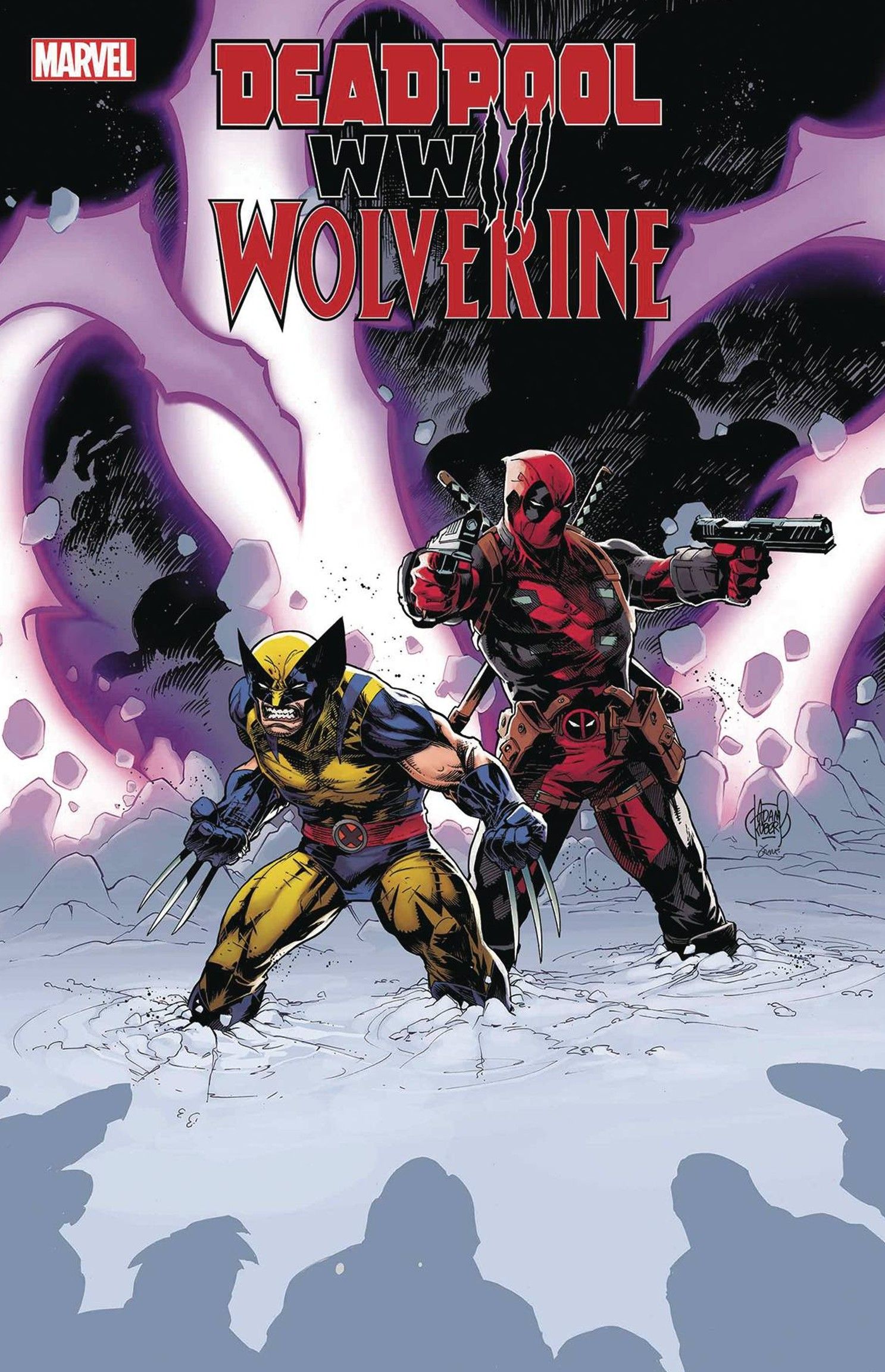 Okładka komiksu o crossoverze Deadpool i Wolverine z czasów II wojny światowej