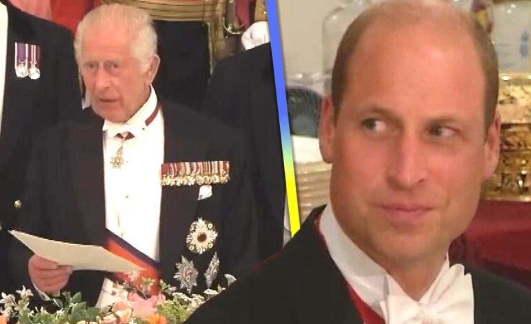 Książę William reaguje na żart króla Karola na temat jego wnuków