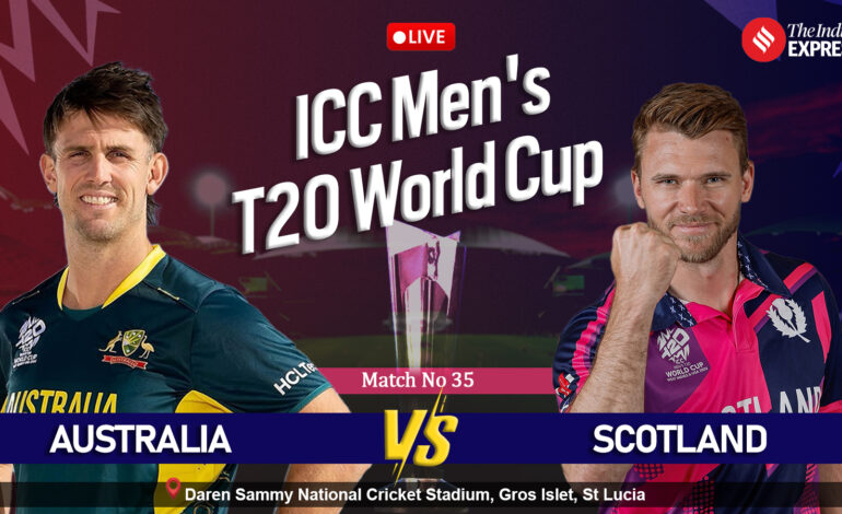 Australia vs Szkocja Wyniki na żywo, Puchar Świata T20 2024: AUS pokonuje SCO, aby zapewnić ENG zakwalifikowanie się do Super 8 |  Wiadomości krykieta