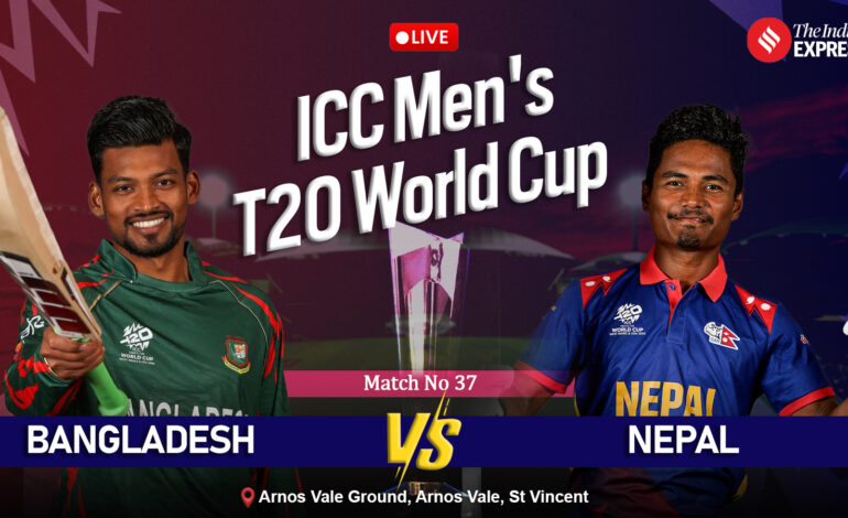 Bangladesz vs Nepal Wynik na żywo, Puchar Świata T20 2024: Sandeep Lamichhane sprząta Jakera Ali, BAN – 81/8 |  Wiadomości krykieta