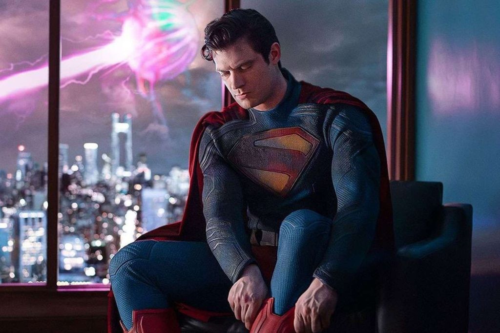 David Corenswet w Supermanie Jamesa Gunna