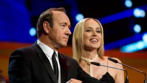 Getty Images Kevin Spacey i Sharon Stone