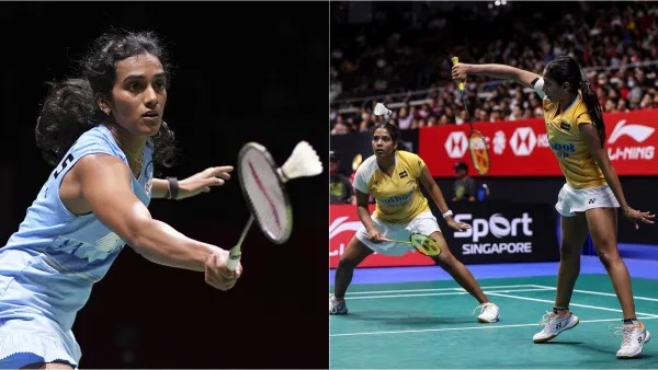 PV Sindhu Treesa Gayatri