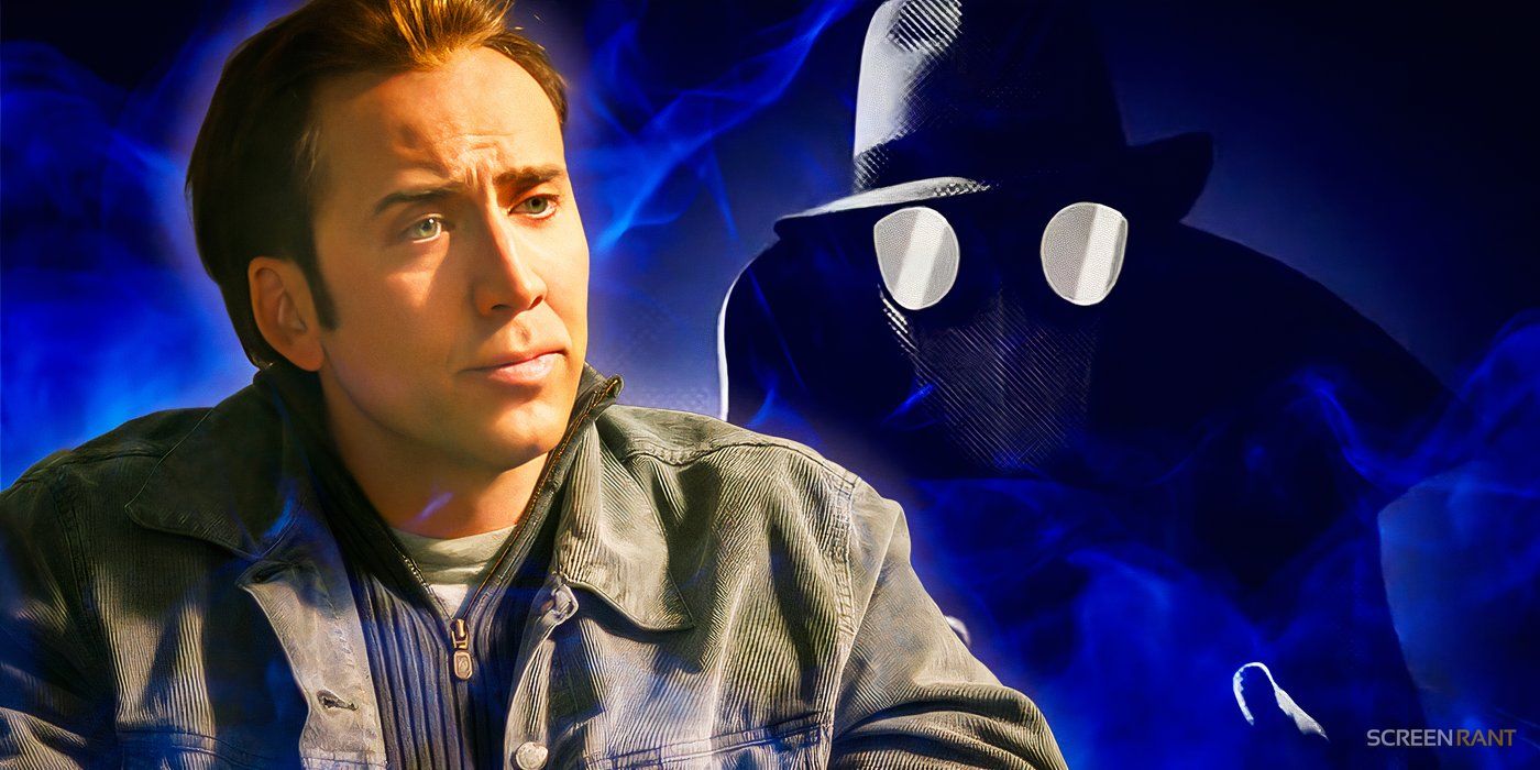 Spider-Man Noir w filmach Spider-Verse i Nicolas Cage jako Benjamin Franklin Gates ze Skarbu Narodowego 