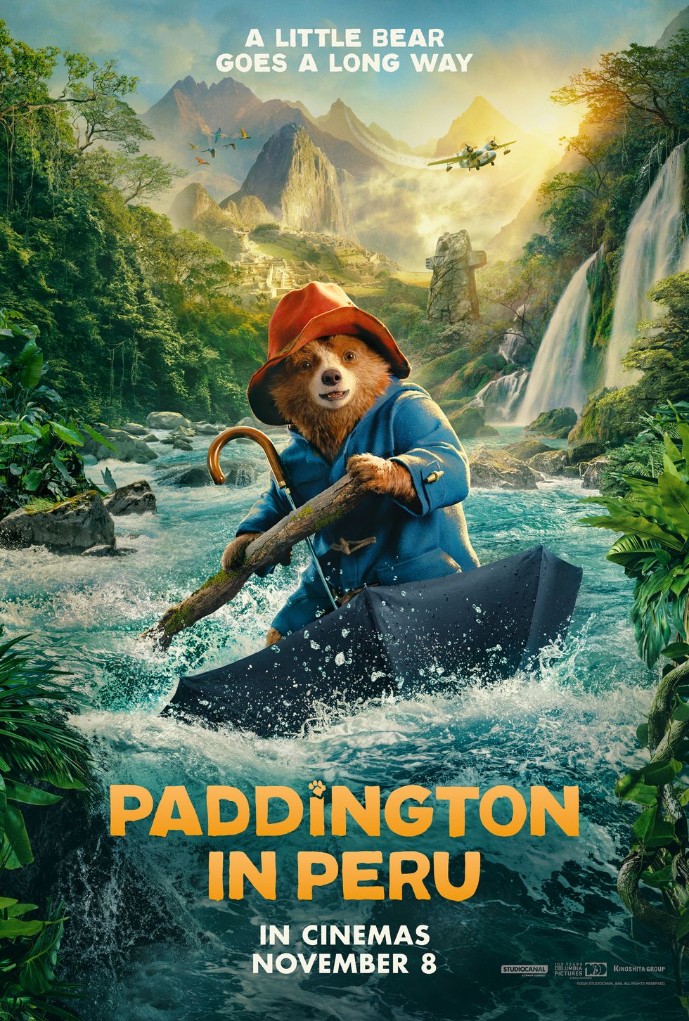 Paddington w Peru plakat