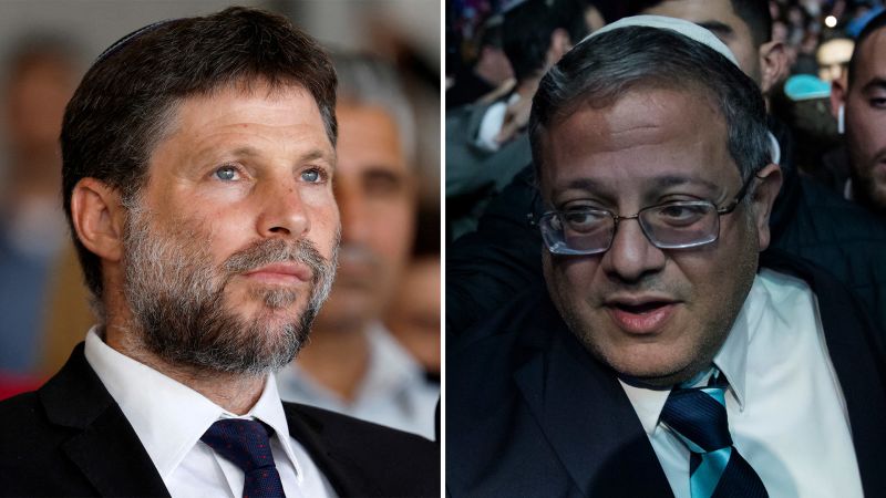 Dwóch skrajnie prawicowych izraelskich ministrów grozi obaleniem rządu, jeśli zaakceptuje plan pokojowy Bidena