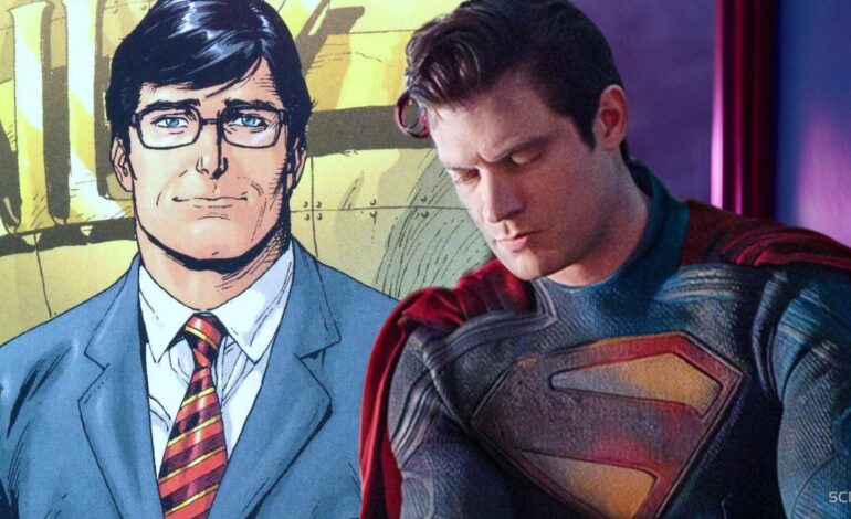 Przebranie Clarka Kenta Davida Corensweta ujawnione na nowym zdjęciu z planu Supermana