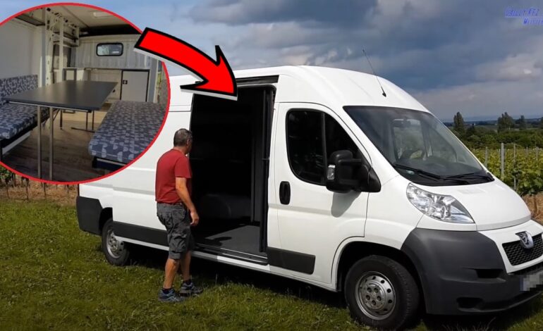 Zestaw Cailly Camper natychmiast zamienia furgonetkę w pełny mobilny dom