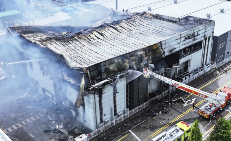 W pożarze fabryki w Korei Południowej zginęło ponad 20 pracowników