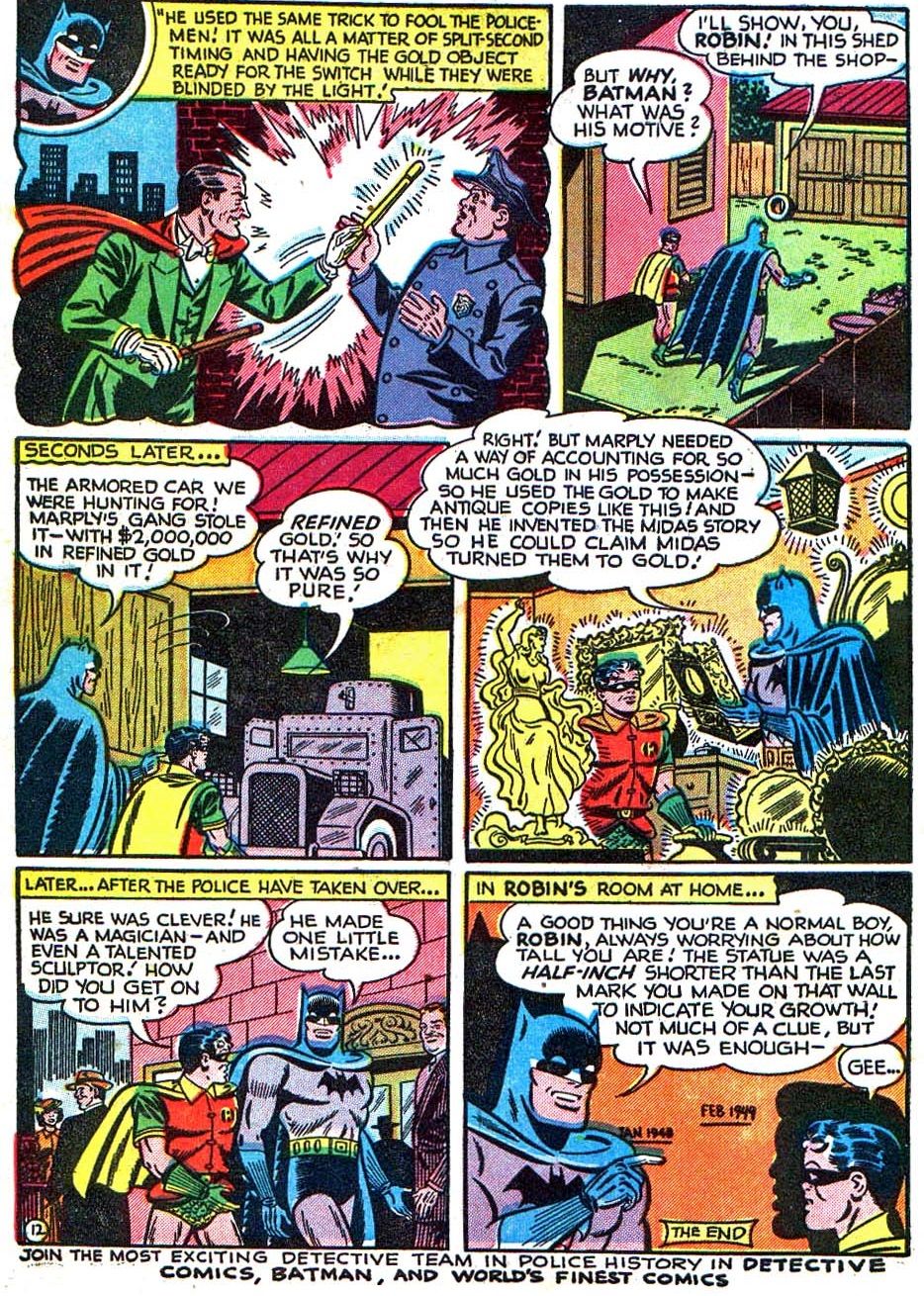 Batman zorientował się, że Robin tak naprawdę nie jest posągiem