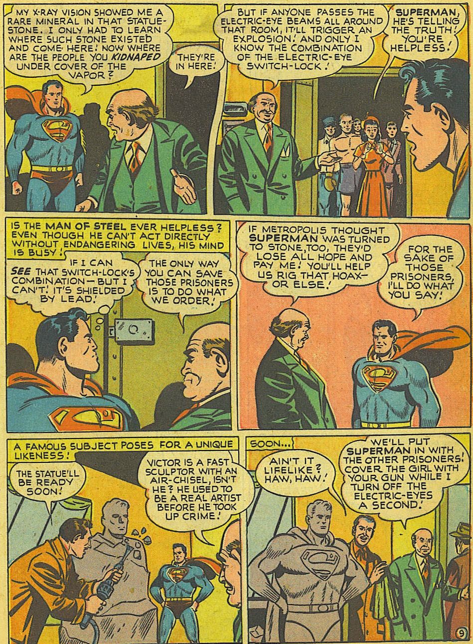 Superman odkrywa fabułę