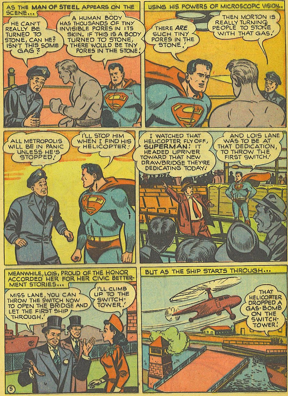 Superman myśli, że posągi to ludzie