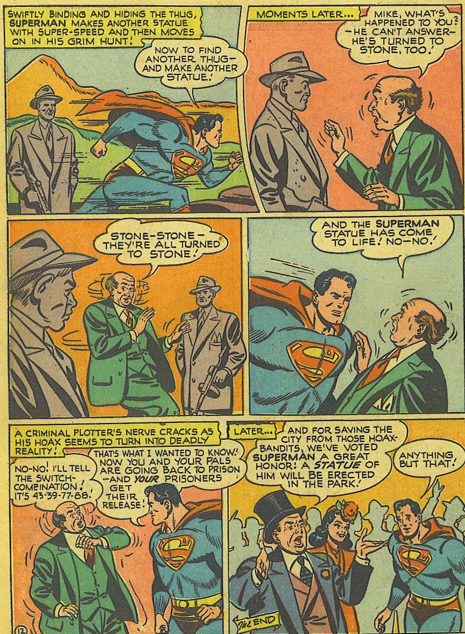 Superman ratuje sytuację, ale nie chce pomnika na swoją cześć