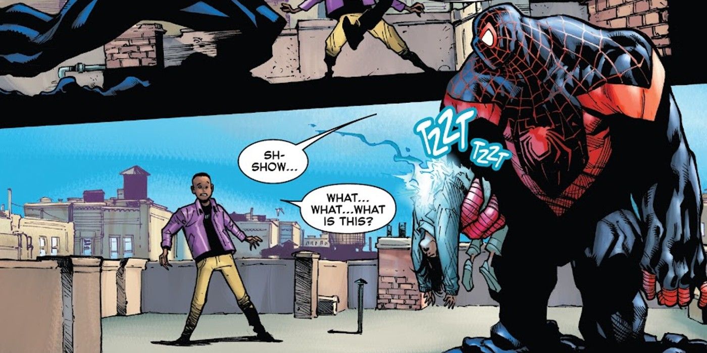 Shift ujawnia Spider-Manowi Milesowi Moralesowi robota, panią Marvel Kamala Khan