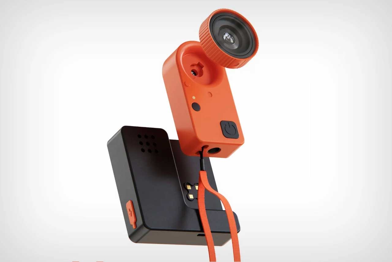 Koncepcyjna kamera GoPro z wymiennym obiektywem