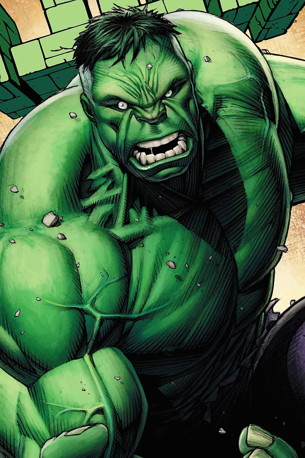 Niesamowity Hulk Ostatnie Wezwanie Komiksowa Sztuka autorstwa Dave'a Keowna