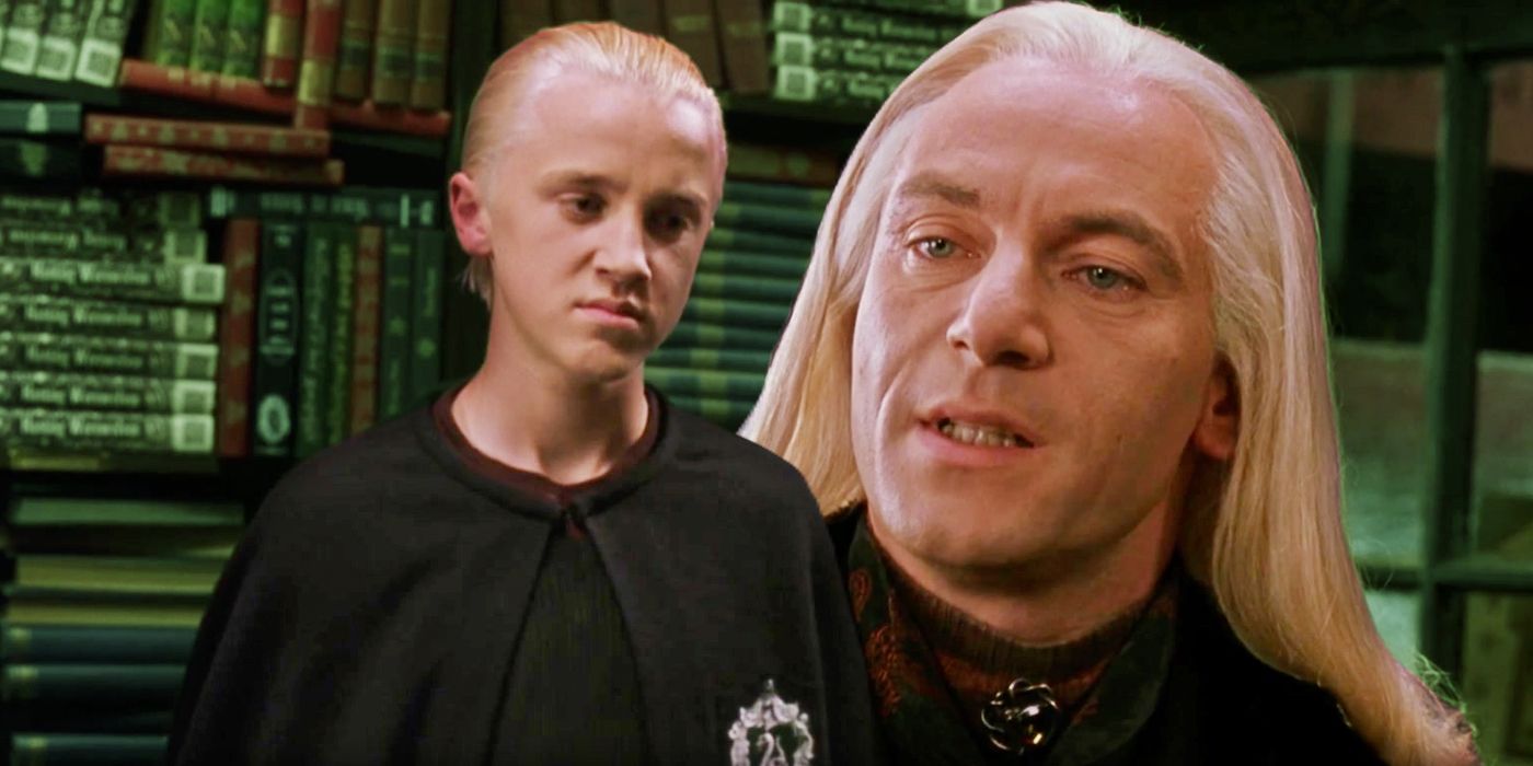 Draco i Lucjusz Malfoy w Harrym Potterze i Komnacie Tajemnic