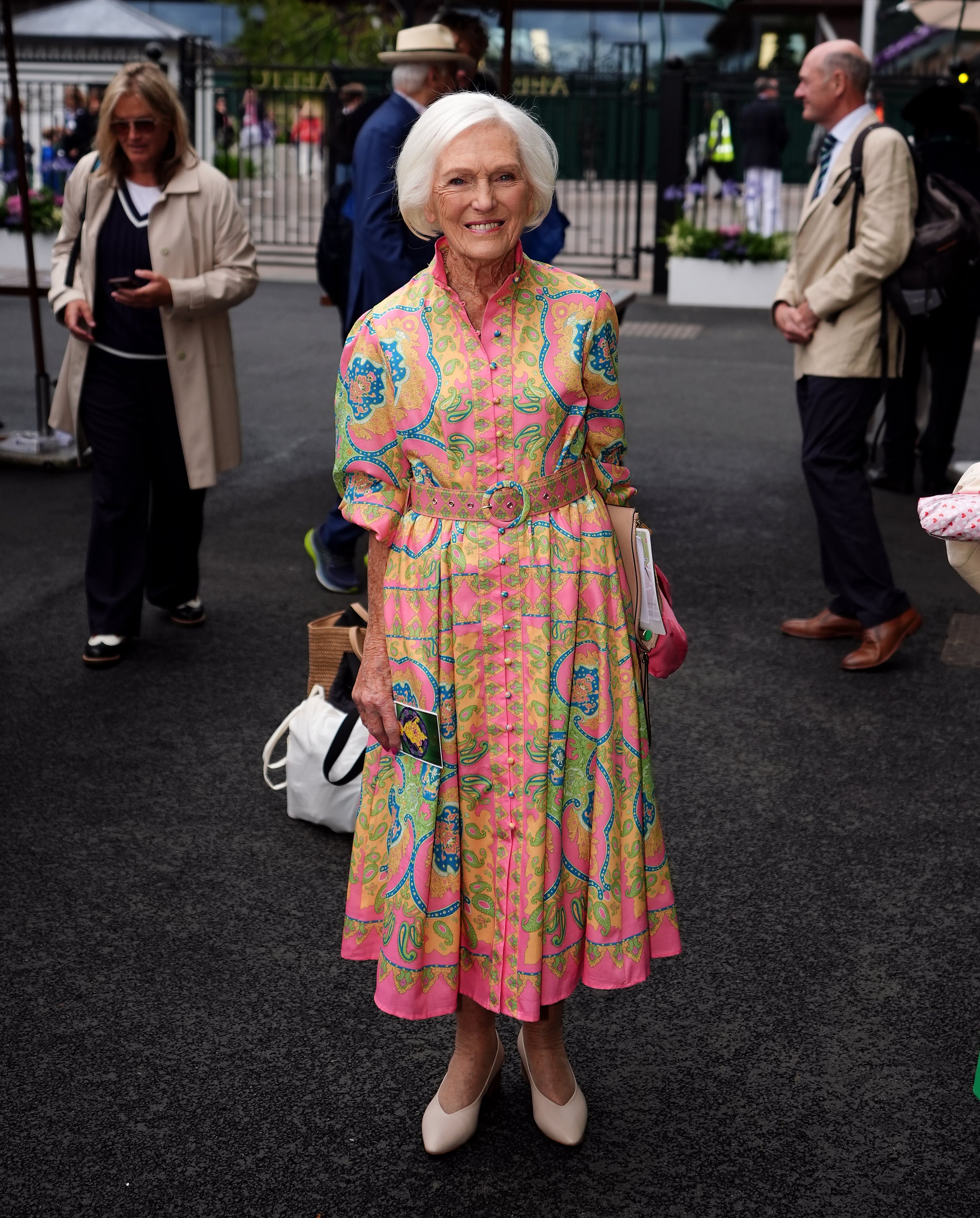 Mary Berry na Wimbledonie 2024