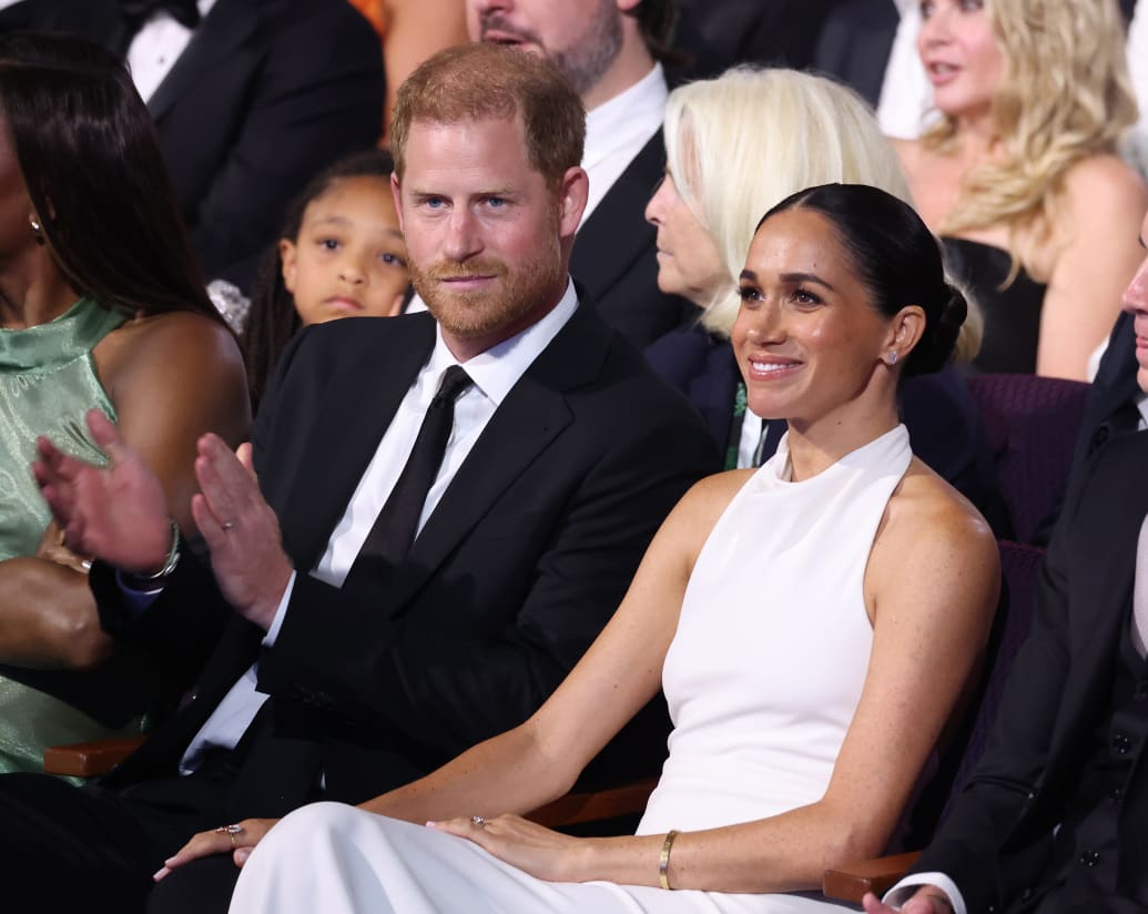 Harry, książę Sussex i Meghan, księżna Sussex biorą udział w gali rozdania nagród ESPY 2024 w Dolby Theatre, 11 lipca 2024 r. w Hollywood w Kalifornii. 