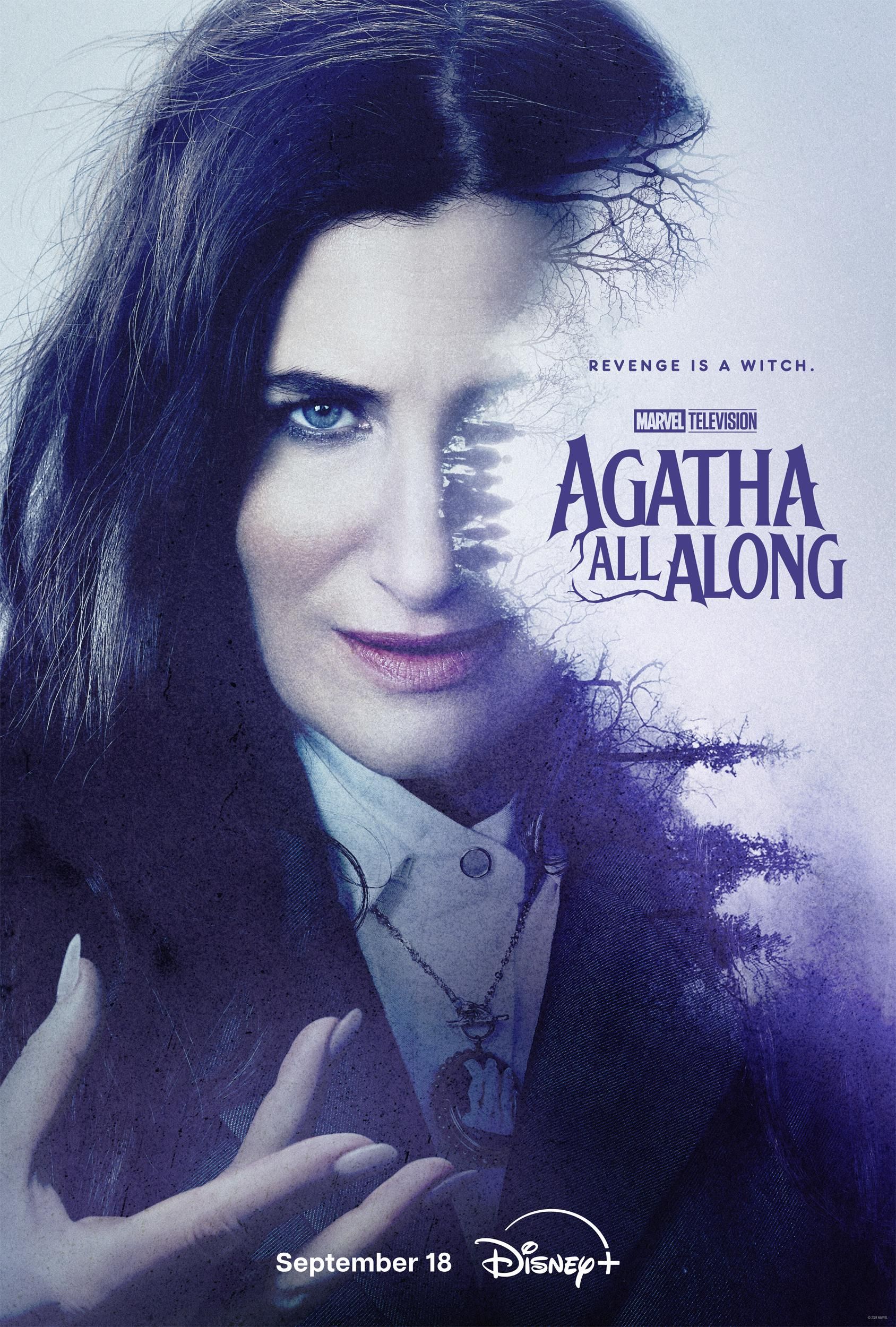 Plakat serialu telewizyjnego Agatha All Along 2024