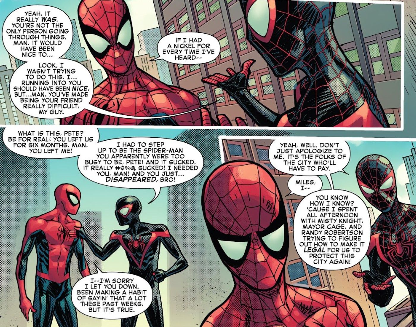 Amazing Spider-Man Gang War #1, Miles Morales bierze Petera Parkera na celownik