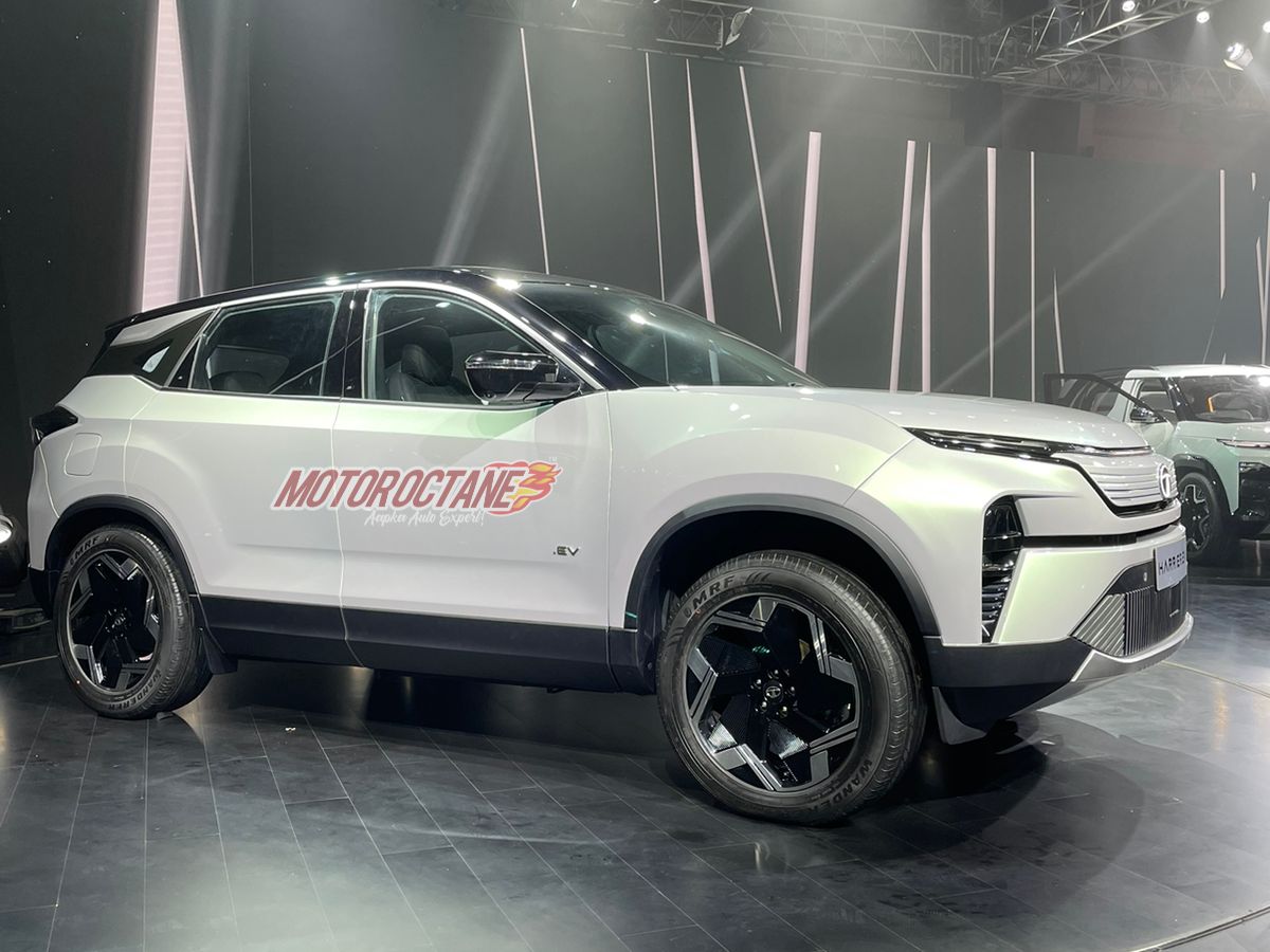 Nadchodzące samochody w Indiach - Tata Harrier EV 