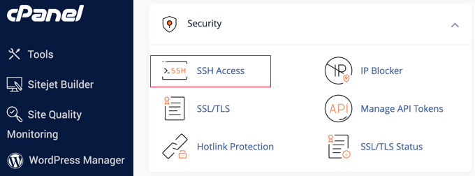 Włączanie dostępu SSH na Bluehost