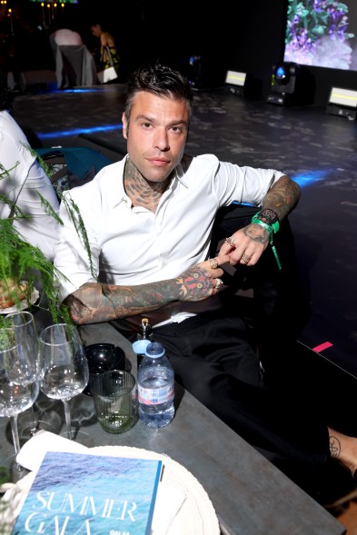 Fedez Eiza González Rivera bierze udział w letniej gali Gala One w Golf Club Saint-Tropez 23 lipca 2024 r. w Gassin we Francji.