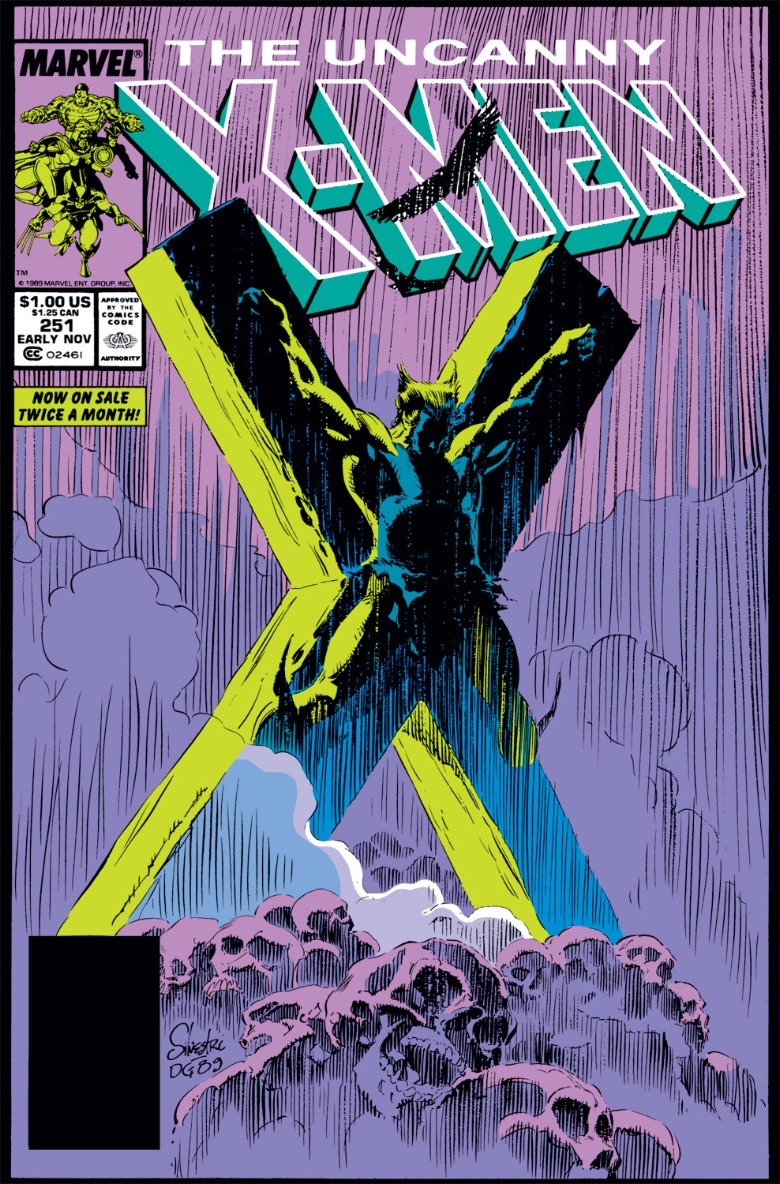 Uncanny X-Men #251 okładka Wolverine Marc Silvestri