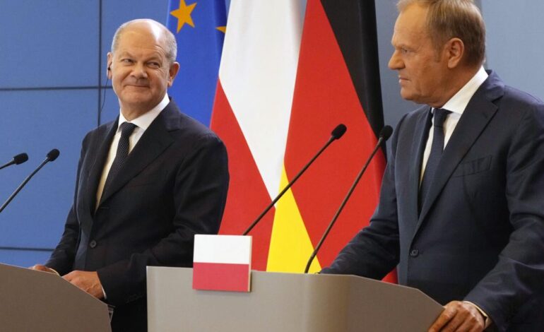Przywódcy Polski i Niemiec spotykają się, aby naprawić napięte stosunki i omówić bezpieczeństwo Europy | Świat