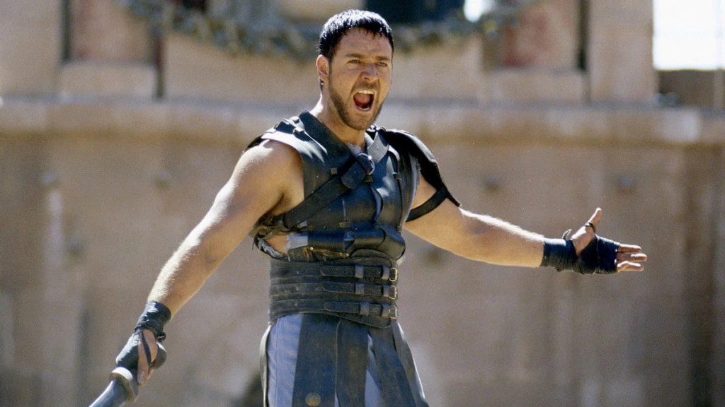 Russell Crowe w "Gladiator"